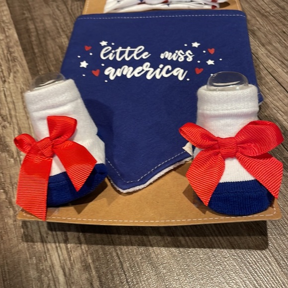 NWT Lila & Jack Headband Bandana Sock Set. 0-6 months 🇺🇸 - Picture 3 of 7